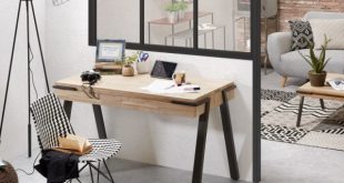 photo montrant amenager coin bureau dans salon ou salle a manger