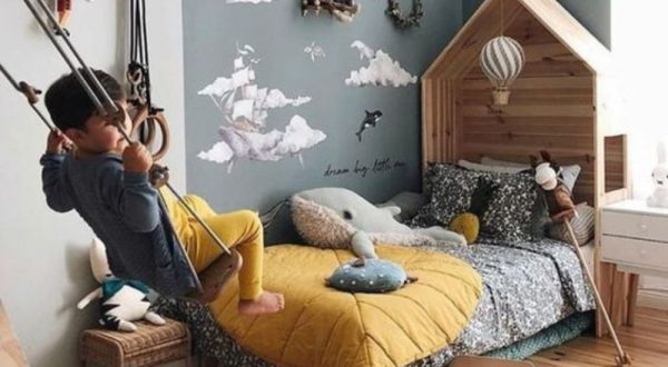 photo d'une chambre enfant bien rangee