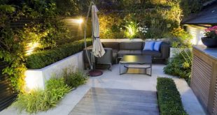 photo de la decoration d'une petit jardin