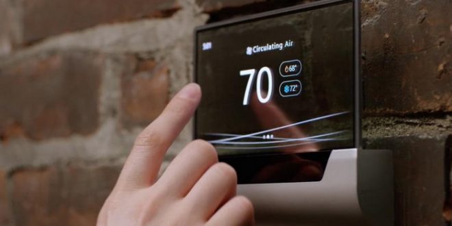 photo d'un thermostat connecte
