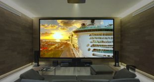 iullustration d'un videoprojecteur dans un home cinéma