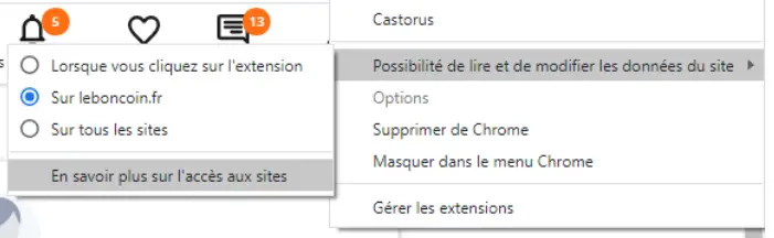 activer castorus sur leboncoin