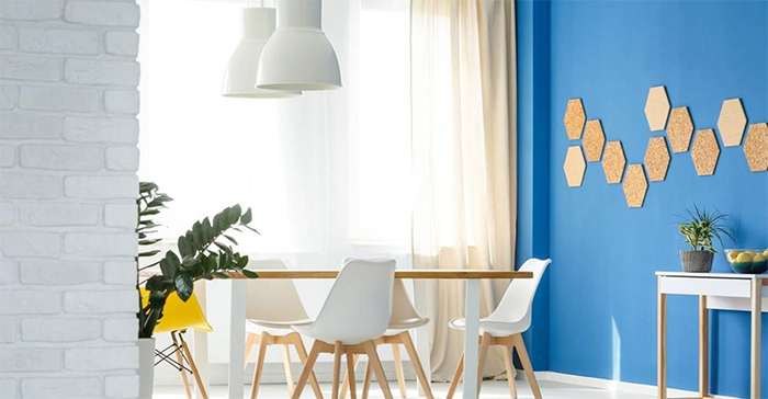 bleu roi et jaune