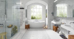salle de bain lumineuse