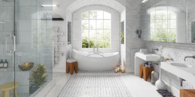 salle de bain lumineuse